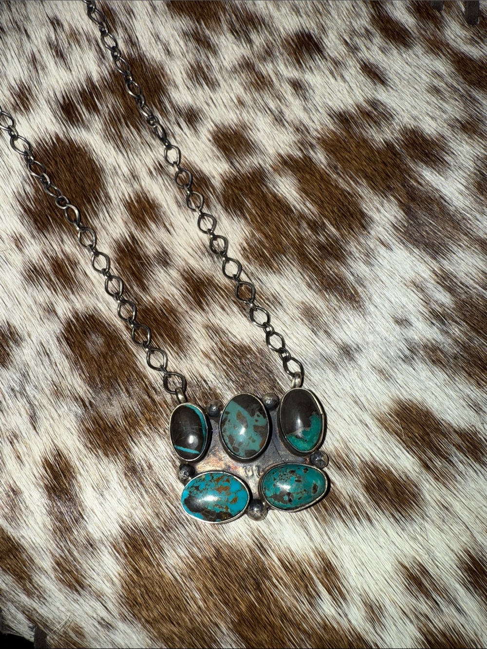Native American Turquoise Necklace - Women Jewelry